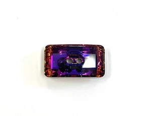 Swarovski Kristall Schachbrett Knopf 3093 21x11 mm Nähen, Kristall Vulkan 1 Stück - Bild 1 von 8