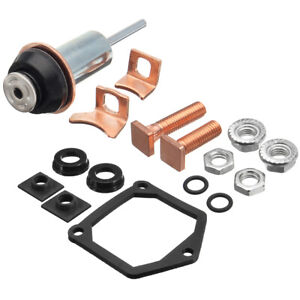 Starter Solenoid Repair Rebuild Kit Plunger&Contacts Set For Toyota Denso Subaru