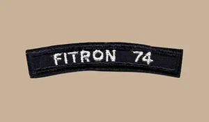 US Navy VF-74 Bedevilers FITRON Fighter Squadron UIM Schulter Wicker Tab - Bild 1 von 1