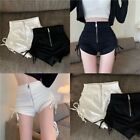 High Waisted Women's Board Shorts Ruched Short Pants Casual Booty Shorts  Girls