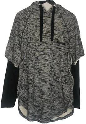 PRPS Goods & Co. Men’s  Hoodie Sweatshirt Size Large Color Black & Grey - Image 1 of 4