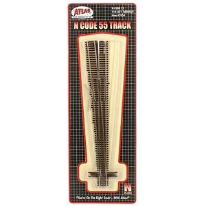 Atlas N Scale 2054  Code 55 Left Hand # 10 Turnout NEW - Picture 1 of 1