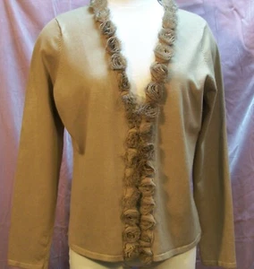 Cárdigan para mujer Red Brand beige XL adornado  - Imagen 1 de 6