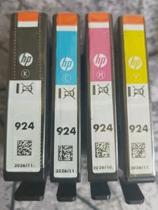 Oryginalne wkłady HP 924 CMYK Zestaw 4 szt. 6C3Z1NE OfficeJet Pro 8120 8122e 8132e - Zdjęcie 1 z 6
