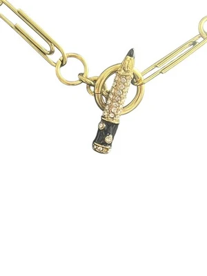 Heidi Daus LA OFICINA Clip Secretaria Lápiz Collar Escuela Oficina Maestro Foto 1 de 4