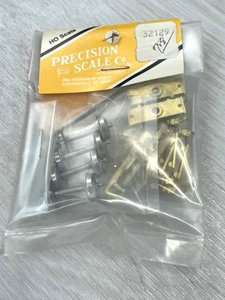 Vintage HO Precision Scale Co. Wheels & Brass Trucks #32129 - Picture 1 of 5