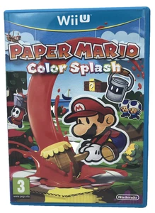 Paper Mario Color Splash Nintendo Wii U PAL AUS • Rare OOP • Genuine • Tested - Picture 1 of 6