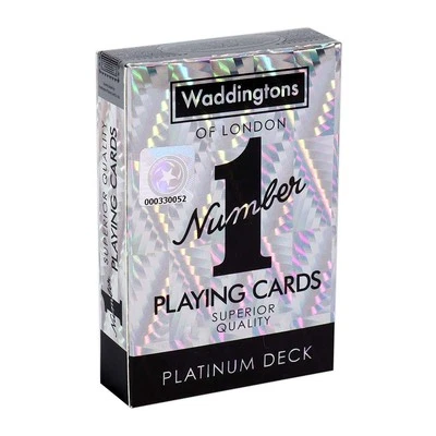 Classic Platinum Waddingtons Number 1 Playing Cards - Image 1 of 4