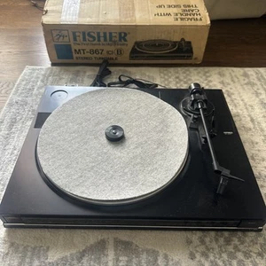 Giradischi Fisher MT-867 (servoazionamento) vintage con scatola si accende - Foto 1 di 24