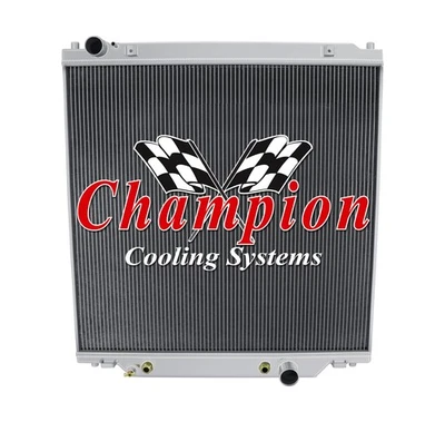 Kool Champion 2 Row CR Series Radiator for 2005 2006 2007 Ford F-450 Super Duty Foto 1 de 4