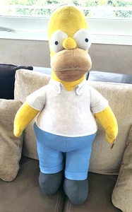THE SIMPSONS Rare Official PELUCHE GEANTE HOMER 2005 32 pouces / 82 cm Neuf New - Imagen 1 de 11