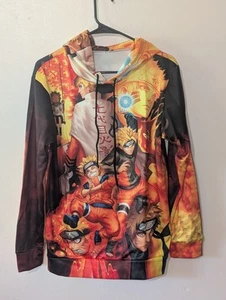 Naruto Anime Hoodie Youth L (11–16 Yrs) – Multiple Naruto Forms Print – New - Picture 1 of 5
