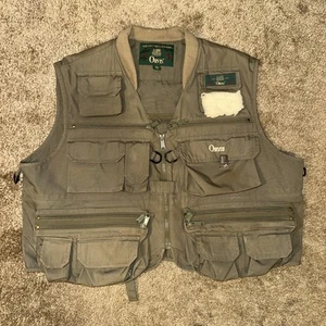 Orvis Super Tack-L-Pak Fishing Vest Olive Green Men’s Large Outdoors Camping Hik - Picture 1 of 6