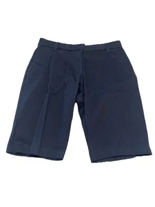 Chaps Girls Skinny Bermuda School Shorts Size 16 Regular Dark Navy Read Descript - Picture 1 of 9