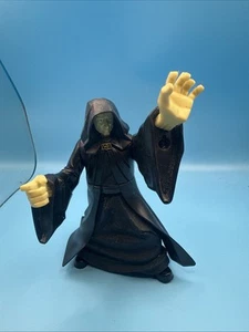 "Figura de acción de plástico Star Wars 2005 LFL Hasbro Emperor Palpatine 7"" cambio de cara" - Imagen 1 de 8