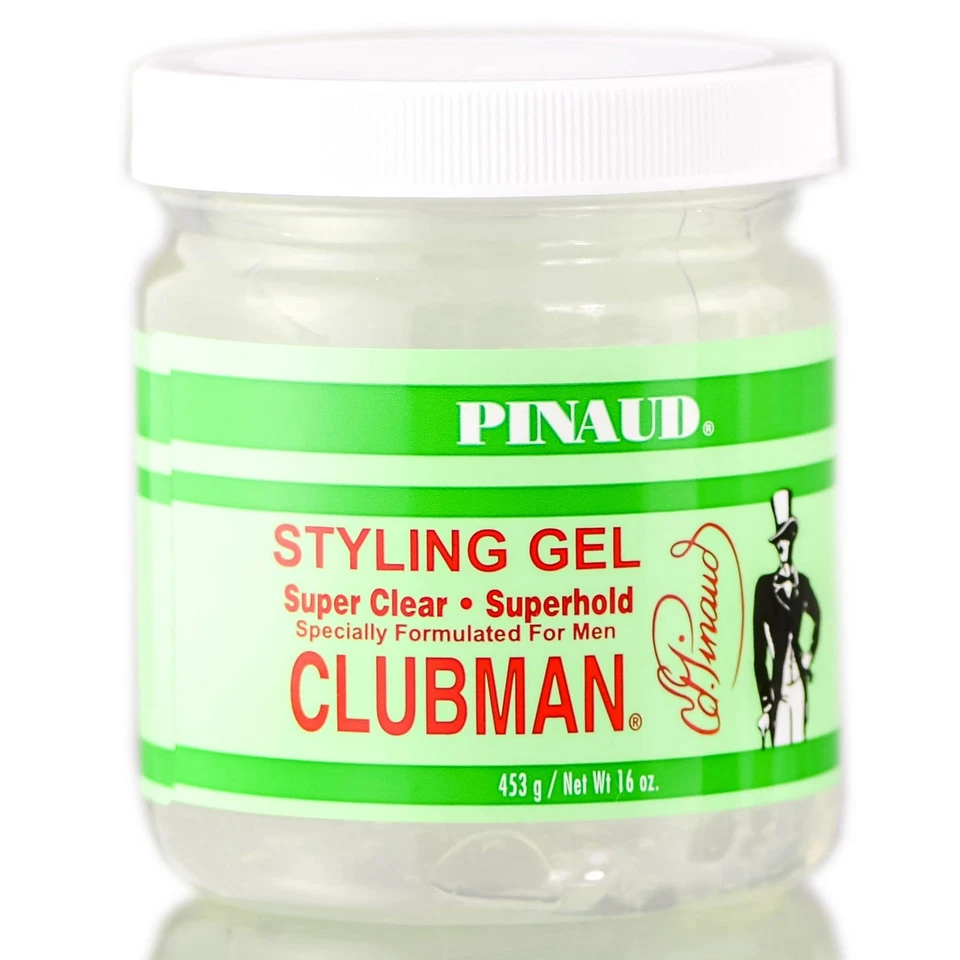 GEL ESTILO CLUBMAN SUPER TRANSPARENTE SUPER HOLD 16 OZ  Foto 1 de 1