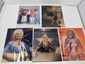 DOLLY PARTON PHOTO COLLECTION 8 x 10 LOT OF 5 Performance Press Candid etc - Picture 1 of 11