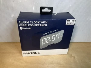 PANTONE Alarm Clock With Wireless Speaker with Bluetooth New In Box - Picture 1 of 5