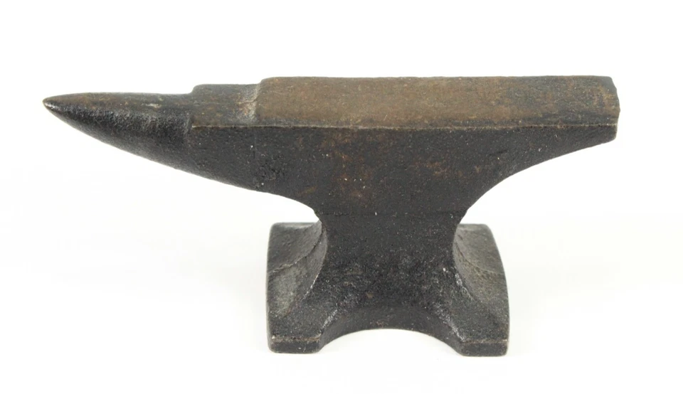 = 19th C. Cast Iron Small Anvil for Silversmith or Watchmaker, Metalwork Crafts - Image 1 of 4