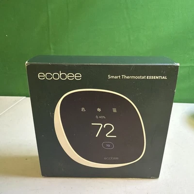 ecobee Smart Essential - Energy Star Certified programmable WiFi Thermostat-NEW - Image 1 of 3