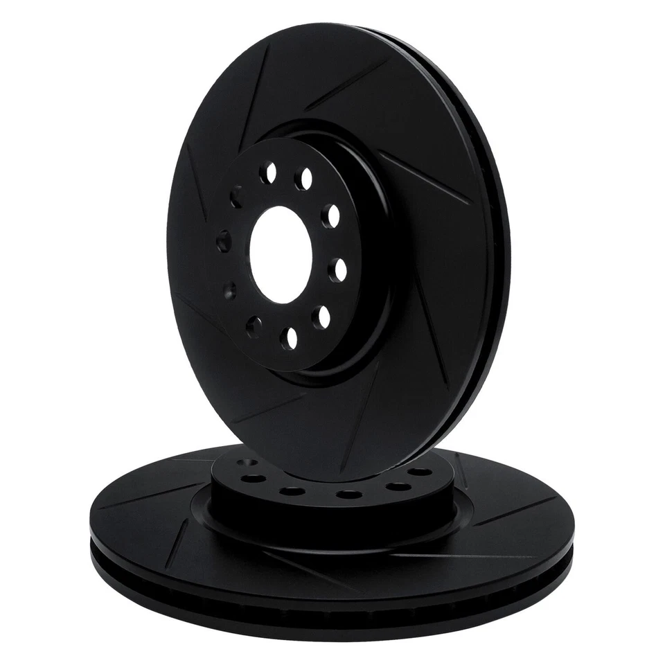 For Mercedes-Benz CL500 98-99 R1 Concepts Slotted Rear Brake Rotor Set Foto 1 de 3