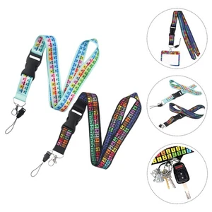 2 Pcs Mobile Phone Straps Miss Lanyard Holder Colorful Decorated Lanyards - Photo 1 sur 12
