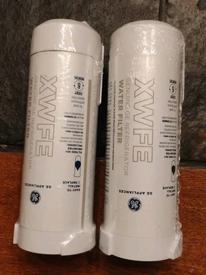 (2)GE XWFE Refrigerator Water Filter - White Open Box, Sealed  - Image 1 of 3