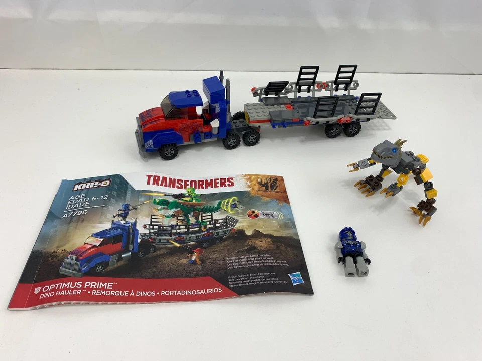 2014 Kre-O A7796 Transformers Optimus Prime Dino Hauler Set - Vehicon Dinobot - Image 1 of 1