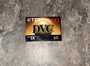 TDK DVM-60ME 60 Minute Mini DV Video Cassette - Picture 1 of 2