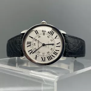 Cartier Ronde Solo de Cartier Silver Men's Watch - 3517 - Picture 1 of 7