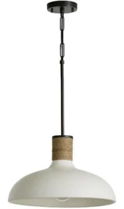 Capital Lighting 340612PW - Destin Urban/Industrial Soft White Ceramic Pendant - Picture 1 of 4
