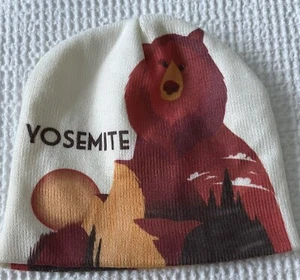 Yosemite Beanie Hat Kids Youth One Size Bear Fall - Picture 1 of 4