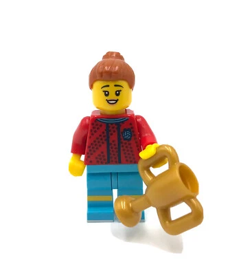LEGO Mujer Jugadora de Fútbol Minifigura Verano 2023 Tienda Exclusiva Mundial Foto 1 de 4