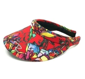 Radicool Red ROSE Microfibre Visor One size fits All NWT NEW OSFA Lady 50+UPF - Picture 1 of 4