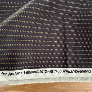 JO MORTON ANDOVER #7465 WOODLANDS DARK BLUE BTY - Picture 1 of 4