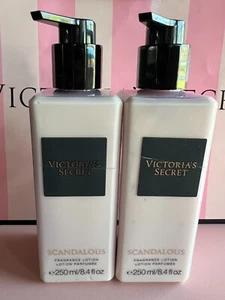 Victoria's Secret Scandalous Fragrance Lotion 8.4 fl oz Discontinued 2 Bottles - Picture 1 of 1