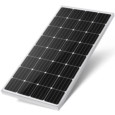 ECO-WORTHY 170W Solarpanel Solarmodul 12V 170Watt Monokristallin für 12V Solarpanel-Kit