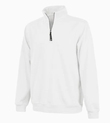 Sudadera para mujer Charles River Crosswind Quarter cremallera blanca M mediana - NUEVA Foto 1 de 4