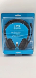 Logitech H390 USB Headset – Brand New & Boxed – Noise-Cancelling Mic – PC/Mac - Picture 1 of 5