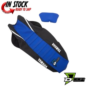 D'COR Seat Cover Black Blue White Yamaha YZ250F 2019-22 YZ450F 2018-22 - Picture 1 of 3