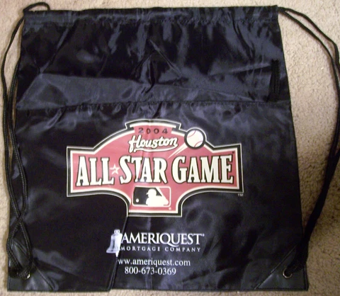 'New' 2004 Houston Astros All Star Game Drawstring Backpack (Minute Maid Park) Cover