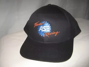 Equipo ASE Racing Black Hat Gorra de béisbol ajustable Snapback NWOT - Imagen 1 de 4
