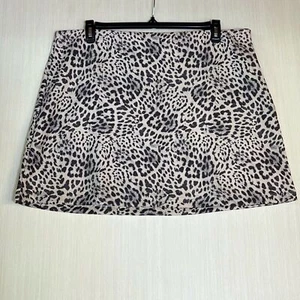 Gilli Women's Skirt Sz 2X Animal Print Suede Feel Mini New With Tags - Picture 1 of 8