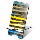 1x 3mm MDF Phone Stand Colourful Surfboards Surfer #2192