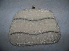 VTG CLUTCH FAUX PEARL BEADS BEADED WHITE HANDBAG MADE IN JAPAN VERY CLEAN "READ"