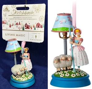 NEW Toy Story - BO PEEP & SHEEP LAMP - Light Up DISNEY SKETCHBOOK ORNAMENT 2019 - Picture 1 of 9