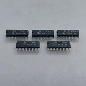 74LS160AN SIGNETICS INTEGRATED CIRCUIT X5pcs - Picture 1 of 1