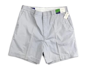 Vintage Spare Time Polyester Pleated Chinos Mens Size 34 Gray - Picture 1 of 5