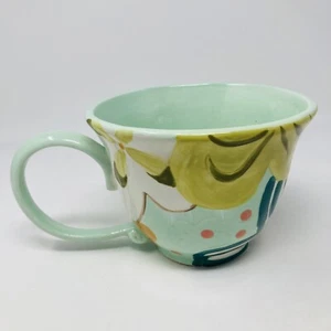 Magenta M Exclusive Large Green Floral Mug/Coffee Cup “Grow” Pattern 20oz - Picture 1 of 6