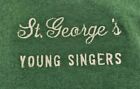VINTAGE St. George's Young Singers Shirt Mens Small Children's Choir Adult A33